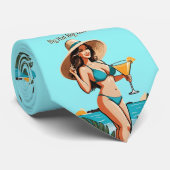 Cravate Bikini Babe Big Casquette - Big Cocktail Thunder_C (Roulé)