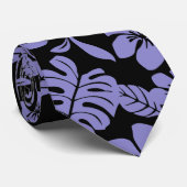 CRAVATE BIKINI ROSE (NOIR//LAVENDER) (Roulé)