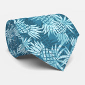 Cravate Bilatéral hawaïen de Camo d'ananas imprimé (Roulé)