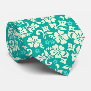 Cravate Bilatéral hawaïen de ketmie de Kapalua Pareau