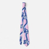 Cravate Bilatéral hawaïen surfant de ketmie de safari (Dos)