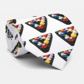 Cravate Billard / Boules de billard Remplies : (Roulé)