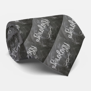 Cravate Biologie de l'enseignant de l'école Noir Chalk Nec