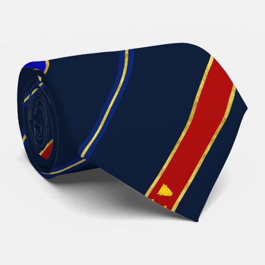 Cravate Birmingham barre le drapeau (Roulé)