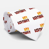 Cravate Birthday Boy (Roulé)