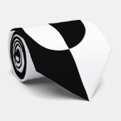 Cravate Biscuit noir et blanc (Roulé)