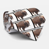 Cravate Bison américain (Roulé)