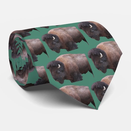 Cravate Bison américain (Roulé)
