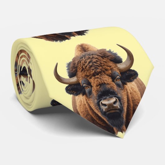 Cravate Bison / Buffalo (Roulé)