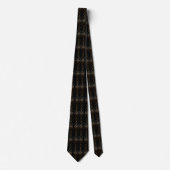 Cravate Black And Gold Deco  (Devant)