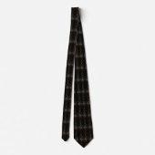 Cravate Black And Gold Deco  (Dos)