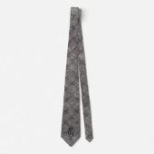 Cravate Black and Grey Surf et Pebble Mosaic (Devant)