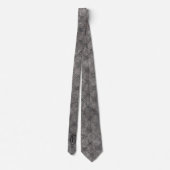 Cravate Black and Grey Surf et Pebble Mosaic (Dos)