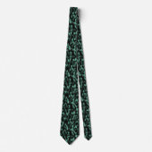 Cravate Black and teal (Devant)