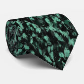 Cravate Black and teal (Roulé)