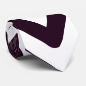 Cravate Black and White Diamond Optical Illusion  (Roulé)