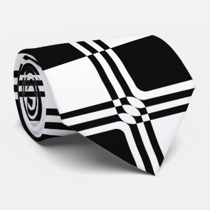 Cravate Black and white fantasy