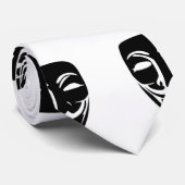 Cravate Black Anonymous (Roulé)