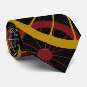 Cravate Black Bicycle Wheels (Roulé)