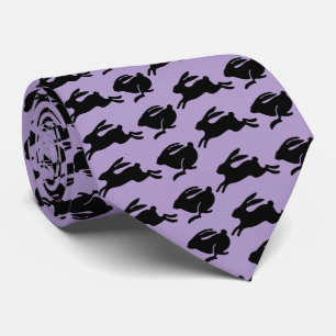 Cravate Black Bunnies Hilton Lilac Pâques Mode