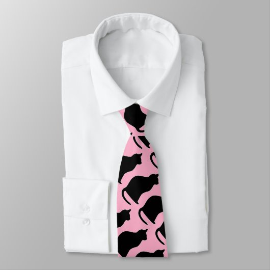 Cravate Black cats (Attaché)