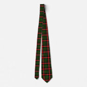 Cravate Black Christmas Flannel Plaid Tartan Design (Dos)