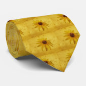 Cravate Black Eyed Susan Fleur sauvage (Roulé)
