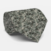 Cravate Black Forest Digital Camo Pattern (Roulé)
