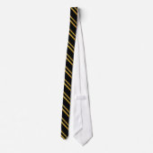 Cravate Black & Gold Double Stripe | Modern Minimalist (Dos)