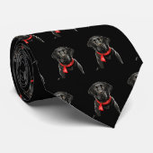 Cravate Black Lab Labrador Retriever Chien race (Roulé)