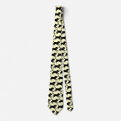 Cravate Black Labrador Retriever Motif Running Chien (Devant)
