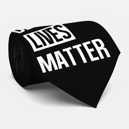 Cravate Black Lives Matter (Roulé)
