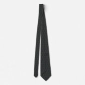 Cravate Black Medieval Dragons Neck Tie (Dos)