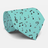 Cravate Black Musical (Roulé)