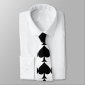 Cravate Black Queen of Spades (Attaché)