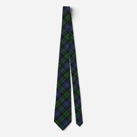 Cravate Black Watch Ancien Tartan écossais (Devant)
