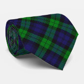 Cravate Black Watch Campbell Tartan (Roulé)