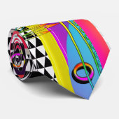 Cravate Black White Piano Keys  (Roulé)