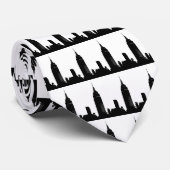 Cravate Black & White Pop Art New York (Roulé)