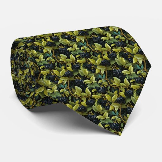 Cravate Blackberries Necktie (Roulé)
