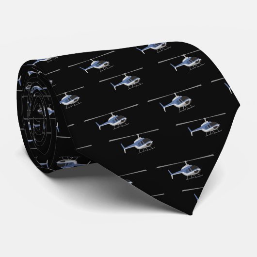 Cravate blackhelicopter, (Roulé)