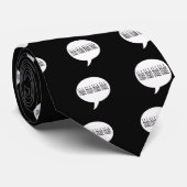 Cravate Blah Blah (Roulé)