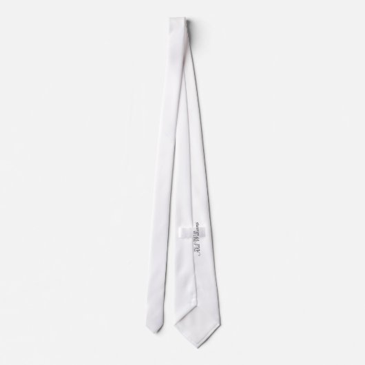 Cravate blanc (Dos)