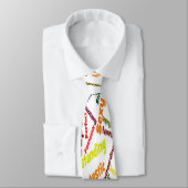 Cravate Blanc actuel de destins (Attaché)