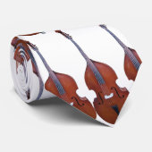 CRAVATE BLANC DE BASS-TIE-ON (Roulé)