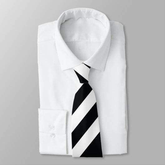 Cravate Blanc de noir de drapeau américain (Attaché)