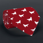 Cravate Blanc Golden Retriever Silhouettes Motif Rouge<br><div class="desc">Ce cravate motif original Golden Retrievers fait un grand cadeau pour les papas de chien! Disponible dans une variété de couleurs, cette cravate rouge cool fait une déclaration pour quiconque aime Goldens. Un cadeau génial pour le type qui porte une cravate pour les affaires, ou pour des événements spéciaux comme...</div>