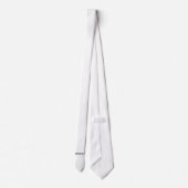 Cravate Blanc impressionnant de noir de blanc de modèle de (Dos)