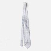 Cravate Blanc marbre (Dos)