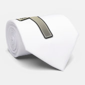 Cravate Blanc Silver Croix Dieu vous aime (Roulé)